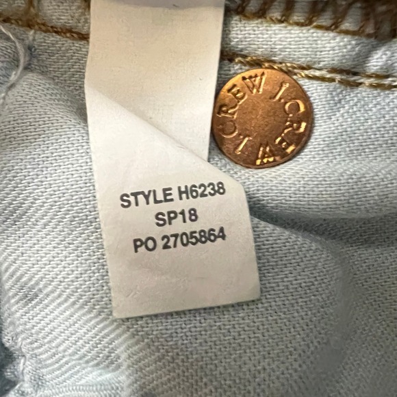 J.Crew Slim Broken-In Boyfriend Jeans Women's‎ 27 Blue Distressed Denim - Picture 16 of 16